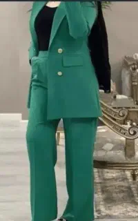 کت  و شلوار سبز