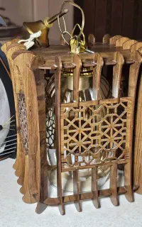 لوستر چوبی سقفی