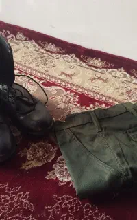 پوتین و شلوار سربازی نیروی انتظامی