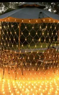 ریسه توری ۳*۲ / نورپردازی تور دروازه ای