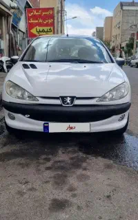 پژو ۲۰۶ مدل ۹۶ تیپ ۲ بدون رنگ