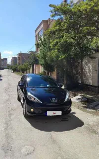 پژو ۲۰۷ مشکی مدل آخر ۱۴۰۱ دنده سقف فلز