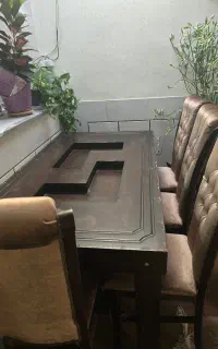 میز ناهارخوری چوبی
