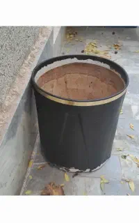 جا گلدانی سفالی