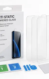 گلس Anti Static با کیفیت تضمینی  قیمت عمده