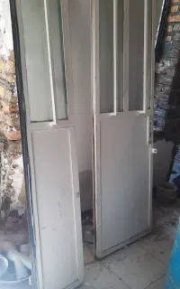 درب آهنی دولنگه