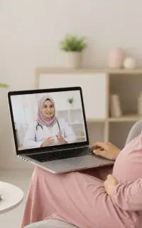 ویزیت و مشاوره آنلاین مامایی