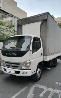 فوتون ۶ تن مدل ۱۳۸۷ بی رنگ چادری مسقف بغل بازشو