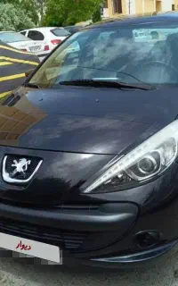 پژو 207 مشکی متالیک مدل 99