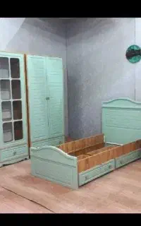 سرویس خواب نوجوان/تشک/رنگ دلخواه