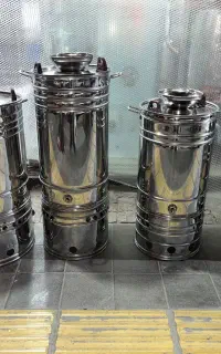 سماور گازی هیئتی بزرگ از ۲۰ لیتری به بالا صنعتی