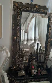 آیینه وشمعدان وکنسول وساعت نو