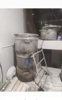 دیگ روحی . آبکش و سینی. ملاقه.