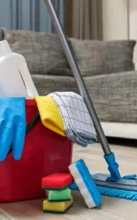 شرکت خدمات نظافت ساختمان و منزل پاکیزه با وسایل