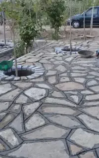 اجرای سنگچینی کوهی وغیره