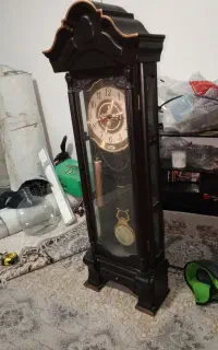 ساعت ایستاده طرح چوب