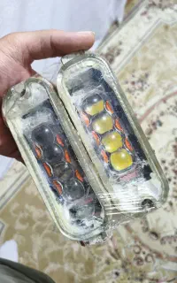 چراغ لنز چهار چشم خطی پلیسی