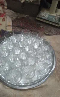 چهار دست استکان فرانسوی اصلی