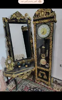ایینه و کنسول و ساعت وبوفه
