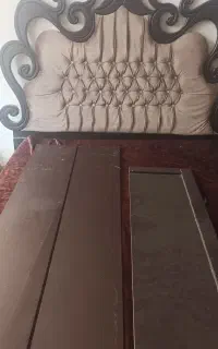 تخت خواب ام وی اف دونفره با تشک فنری استفاده نشد