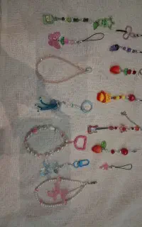 اکسسوری /آویز گوشی و چارم بگ