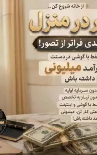 در خانه کار کن .... پول در بیار