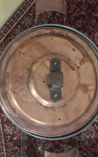 قابلمه ی و ماهیتابه مسی