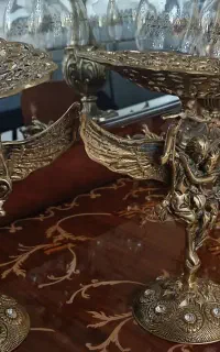 شیرینی خوری برنز طرح فرشته