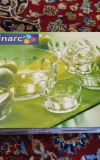 کاسه پیاله فرانسه ، ظرف شیرینی ، دیس گرد فرانسه