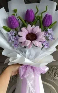 گلهای مخملی روز..روبانی