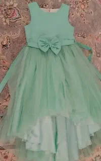 لباس مجلسی دنباله داردخترانه از ۷ تا ۱۱سال نو