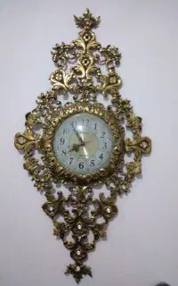ساعت دیواری برنج
