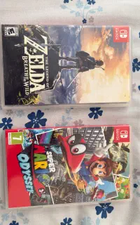 Zelda breath of the wild & Mario odyssey بازی