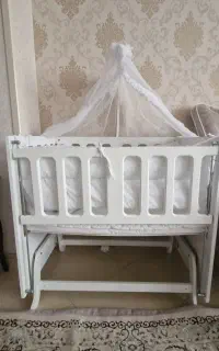 تخت و گهواره کنار مادر mdf