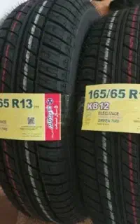 ۴ حلقه لاستیک نو کویر تایر سایز 165/65/13 پرایدی