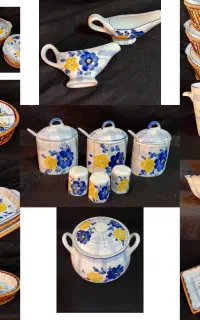 سرویس چینی گل پنبه ای
