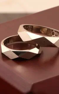 حلقه ست نگین دار حلقه ازدواج نقره طلا