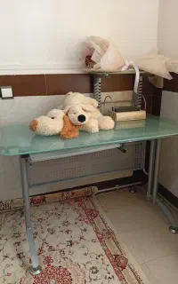 میز تحریر و کامپیوتر