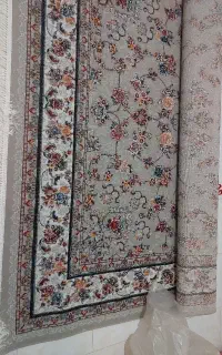 فرش ۱۲ م نگین مشهد تولید کاشان ۷۰۰ شانه تراکم ۲۲۵۰