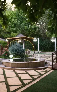 خاص ترین عمارت و باغ تالار لوکس آرزو(گوهردشت)