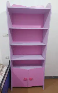 کتابخونه با کمد در پایین MDF