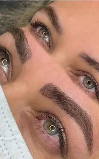 مدل برای ارایش دائم فقط هزینه مواد