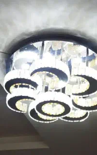 باسلام یک عدد لوستر سقفی سه کاره درحدنو