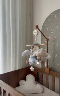 اویز موزیکال سیسمونی اویزتخت اتاق کودک بارداری