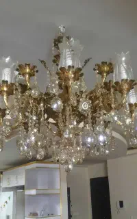 لوستر ۱۶شاخه برنج