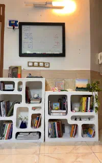 کتابخانه مینیمال پینترستی