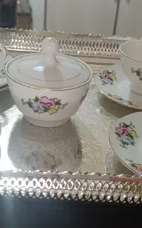 یک دست فنجان نعلبکی آنتیک