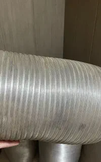 لوله خرطومی آکارئونی مخصوص هواکش وبخاری‌و‌پنکه