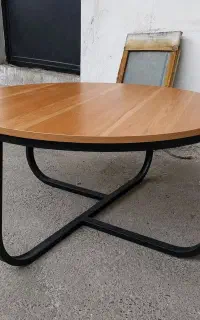 میز وسط تلفیق چوب و فلز