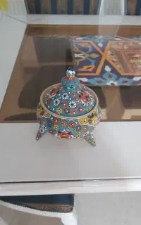 جا شکلاتی مینا کاری